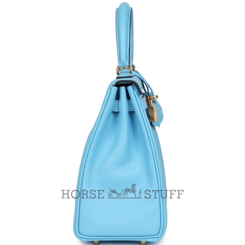 Hermès Kelly Retourne 25 Celeste Swift GHW