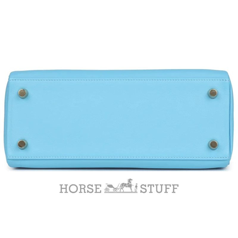 Hermès Kelly Retourne 25 Celeste Swift GHW