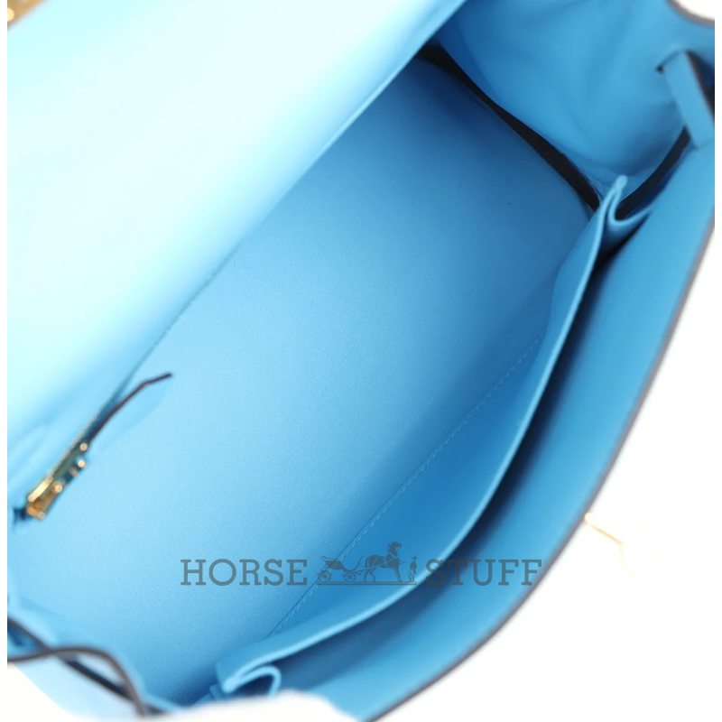 Hermès Kelly Retourne 25 Celeste Swift GHW