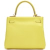 Hermès Kelly Retourne 25 Lime Swift GHW