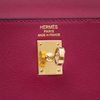 Hermès Kelly Retourne 25 Rouge Grenat Swift GHW