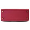 Hermès Kelly Retourne 25 Rouge Grenat Swift GHW