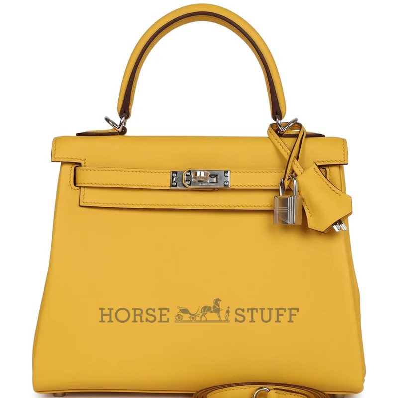 Hermès Kelly Retourne 25 Sun Swift PHW