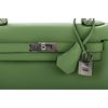 Hermès Kelly Retourne 25 Vert Criquet Swift PHW