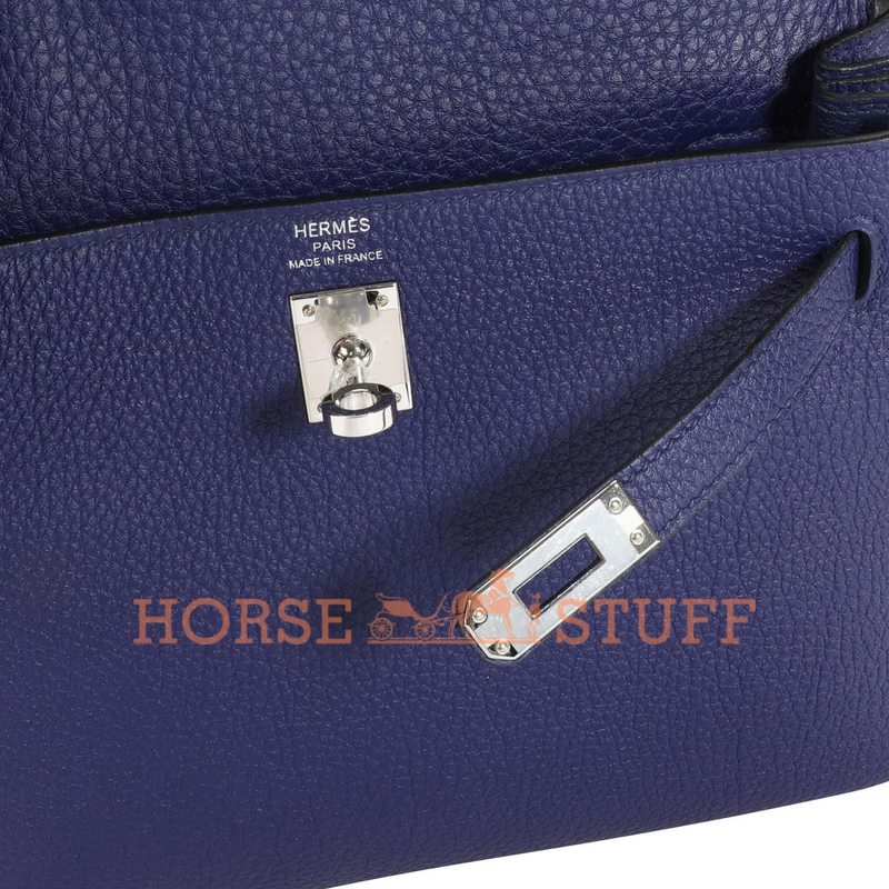 Hermès Kelly Retourne 25 Blue Encre Togo PHW