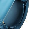 Hermès Kelly Retourne 25 Blue Jean Togo GHW