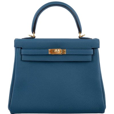 Hermès Kelly Retourne 25 Colvert Togo GHW