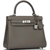 Hermès Kelly Retourne 25 Etain Togo PHW