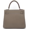 Hermès Kelly Retourne 25 Etoupe Togo PHW