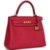 Hermès Kelly Retourne 25 Framboise Togo GHW