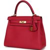 Hermès Kelly Retourne 25 Framboise Togo GHW