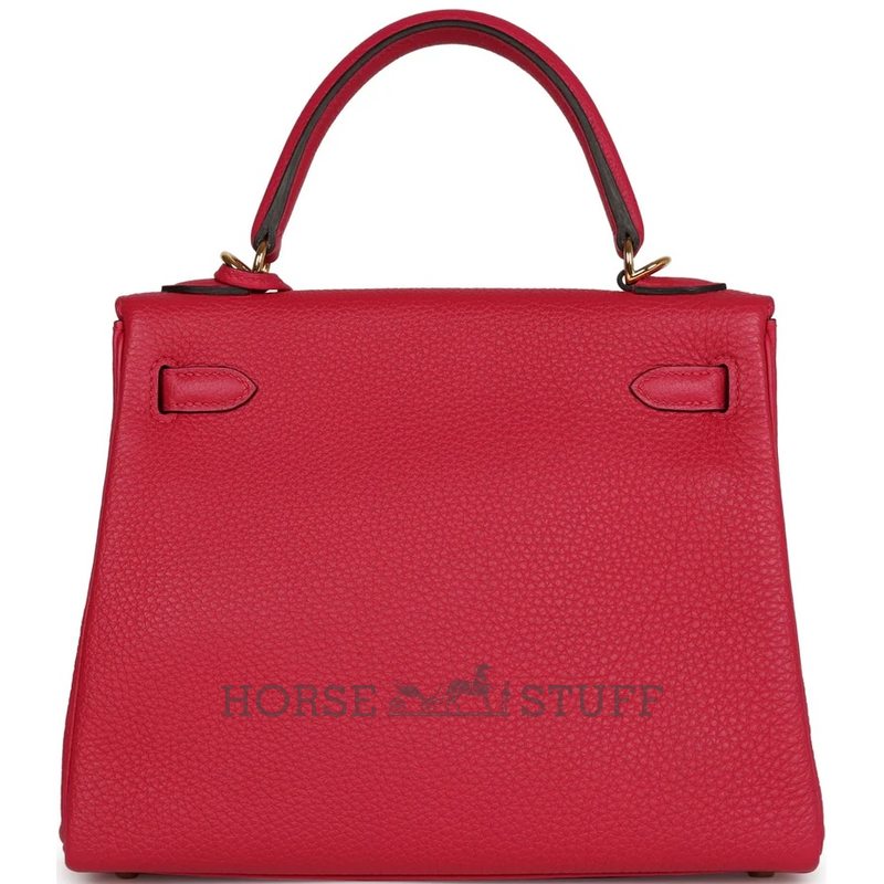 Hermès Kelly Retourne 25 Framboise Togo GHW