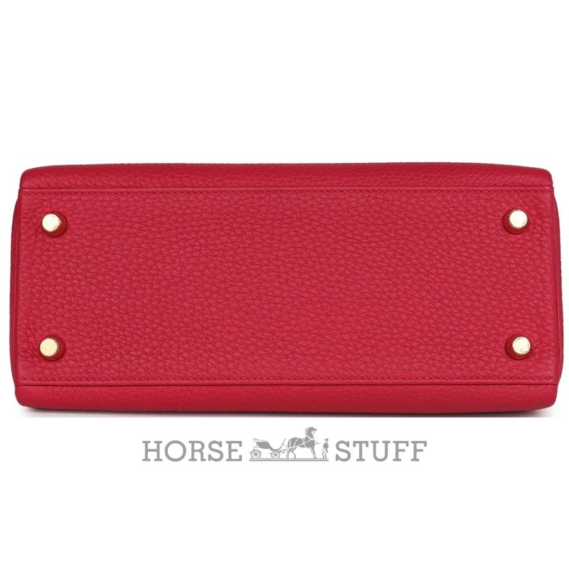 Hermès Kelly Retourne 25 Framboise Togo GHW
