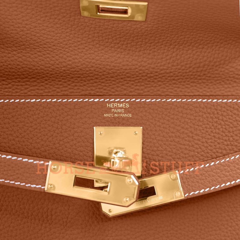 Hermès Kelly Retourne 25 Gold Togo GHW