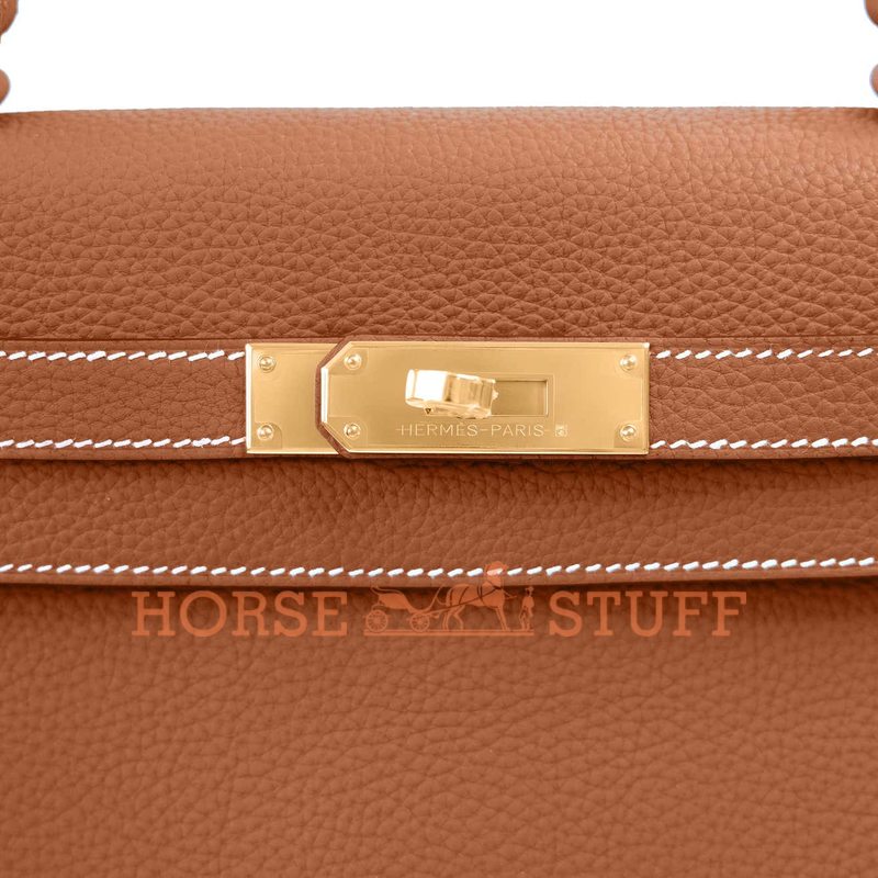 Hermès Kelly Retourne 25 Gold Togo GHW