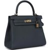 Hermès Kelly Retourne 25 Gris Misty Togo Permabrass HW