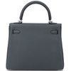 Hermès Kelly Retourne 25 Gris Misty Togo PHW
