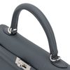 Hermès Kelly Retourne 25 Gris Misty Togo PHW