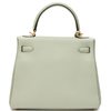 Hermès Kelly Retourne 25 Gris Neve Togo GHW
