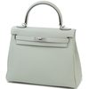 Hermès Kelly Retourne 25 Gris Neve Togo PHW