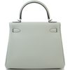Hermès Kelly Retourne 25 Gris Neve Togo PHW