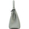 Hermès Kelly Retourne 25 Gris Neve Togo PHW