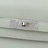 Hermès Kelly Retourne 25 Gris Neve Togo PHW