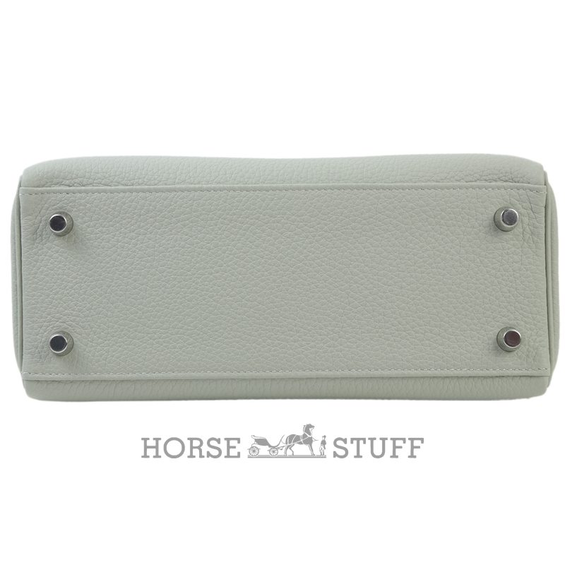 Hermès Kelly Retourne 25 Gris Neve Togo PHW