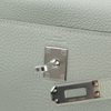 Hermès Kelly Retourne 25 Gris Neve Togo PHW