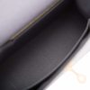 Hermès Kelly Sellier 25 Special Order HSS Gris Agate / Blue Indigo Ostrich BGHW