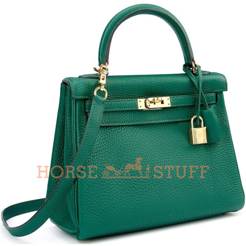 Hermès Kelly Retourne 25 Malachite Togo GHW