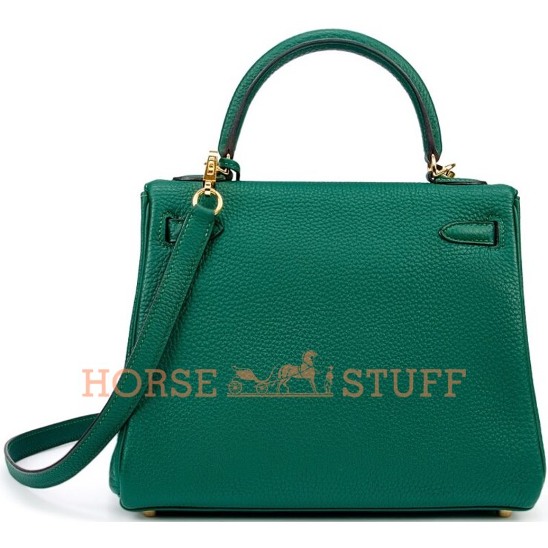 Hermès Kelly Retourne 25 Malachite Togo GHW