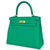 Hermès Kelly Retourne 25 Menthe Togo GHW