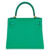 Hermès Kelly Retourne 25 Menthe Togo GHW