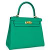 Hermès Kelly Retourne 25 Menthe Togo GHW