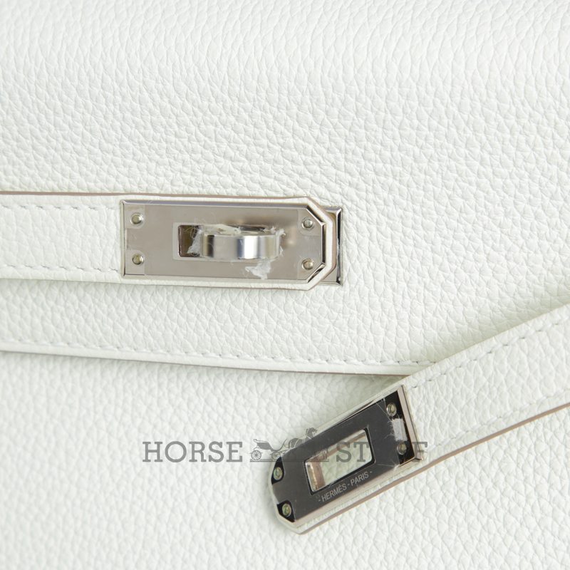 Hermès Kelly Retourne 25 Mushroom Togo PHW