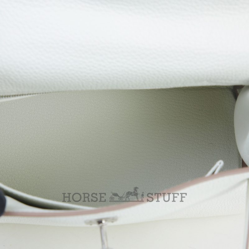 Hermès Kelly Retourne 25 Mushroom Togo PHW