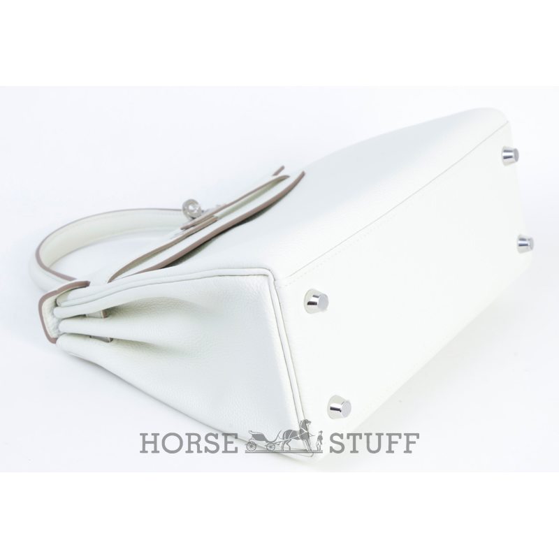 Hermès Kelly Retourne 25 Mushroom Togo PHW