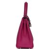 Hermès Kelly Retourne 25 Rose Pourpre Togo PHW