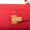 Hermès Kelly Retourne 25 Rouge Casaque Togo GHW