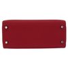 Hermès Kelly Retourne 25 Rouge Casaque Togo PHW