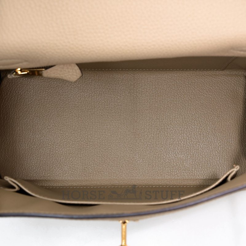 Hermès Kelly Retourne 25 Trench Togo GHW