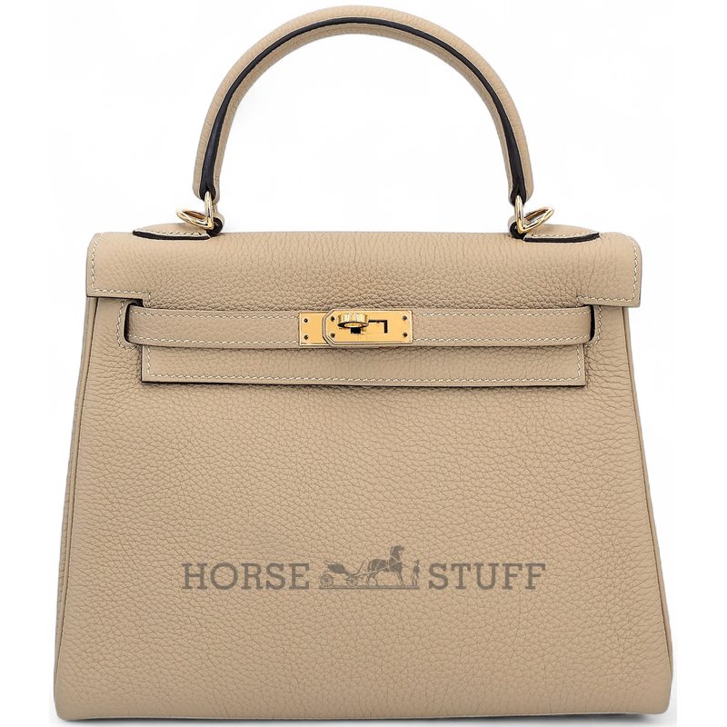 Hermès Kelly Retourne 25 Trench Togo GHW