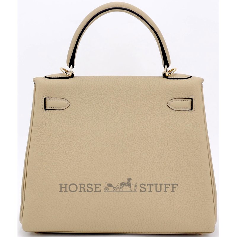 Hermès Kelly Retourne 25 Trench Togo Permabrass