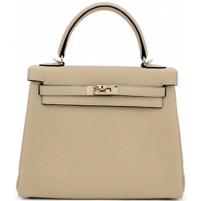 Hermès Kelly Retourne 25 Trench Togo Permabrass