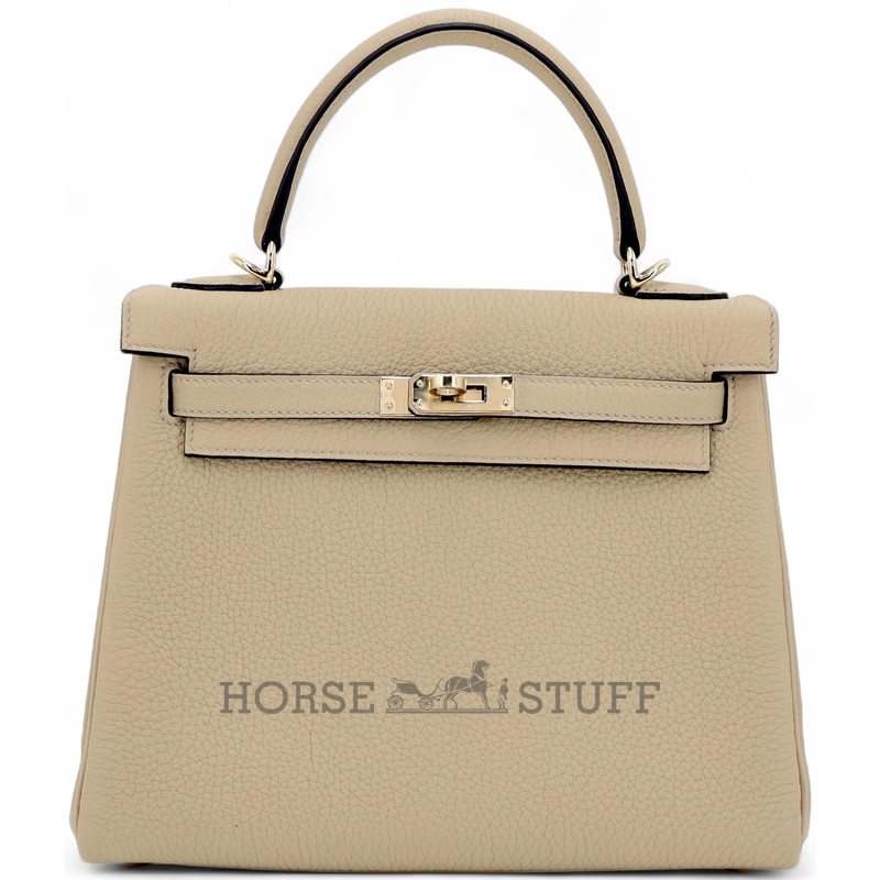 Hermès Kelly Retourne 25 Trench Togo Permabrass