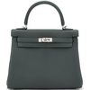 Hermès Kelly Retourne 25 Vert Mangrove Togo PHW