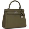 Hermès Kelly Retourne 25 Vert Veronese Togo PHW