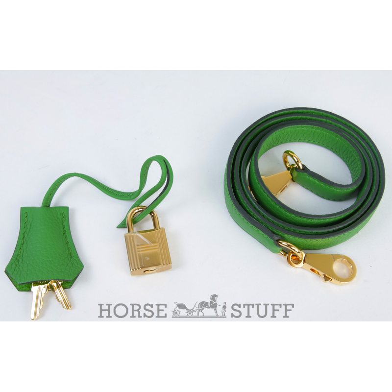 Hermès Kelly Retourne 25 Vert Yucca Togo GHW