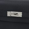 Hermes Kelly Retourne 25 Touch Black Togo / Black Shiny Niloticus Lizard PHW